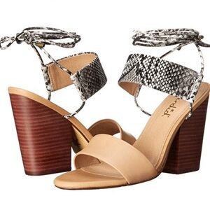 Splendid by Anthropologie ‘Kenya’ Gladiator Strappy Snake print Heeled Sandals